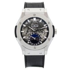 517.NX.0170.LR | Hublot Classic Fusion Aerofusion Moonphase Titanium 45 mm watch. Buy Online
