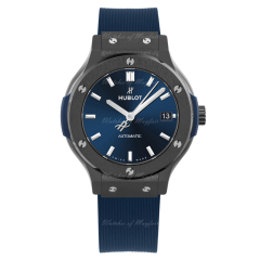 565.CM.7170.RX | Hublot Classic Fusion Ceramic Blue 38 mm watch | Buy Now