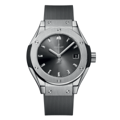 591.NX.7070.RX | Hublot Classic Fusion Racing Grey Titanium Diamonds 29 mm watch. Buy Online