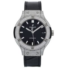 565.NX.1171.LR.1704 | Hublot Classic Fusion Titanium Pave 38 mm watch. Buy Online