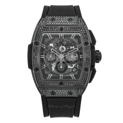 641.CI.0110.RX.1700 | Hublot Spirit Of Big Bang All Black Pave watch.