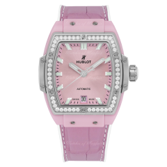665.RN.891P.LR.1204 | Hublot Spirit Of Big Bang Pink Ceramic Titanium Diamonds 39 mm watch | Buy Now