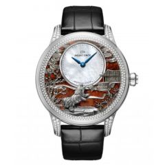 J005024283 | Jaquet-Droz Petite Heure Minute Relief Dog 41 mm watch. Buy Online