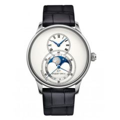 J007534200 | Jaquet Droz Grande Seconde Moon Ivory Enamel 43 mm watch. Buy Online