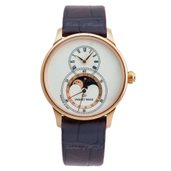 J007533200 | Jaquet-Droz Grande Seconde Moon Ivory Enamel 43 mm watch.