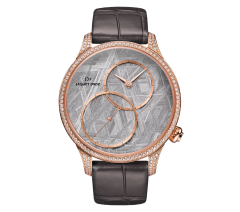 J006013271 | Jaquet Droz Grande Seconde Off-centered Meteorite Red Gold