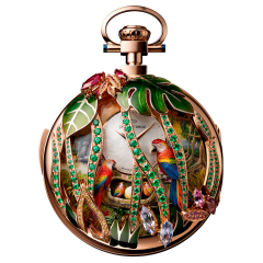 J080533000 | Jaquet Droz Parrot Repeater Pocket Watch Red Gold 56 mm
