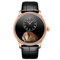 J005033314 | Jaquet Droz Petite Heure Minute Lion Red Gold 43 mm