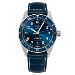 L3.812.4.93.2 | Longines Spirit Zulu Time 42 mm watch. Buy Online