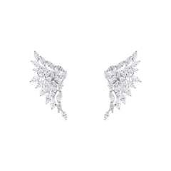 6495 | Messika Angel Small White Gold Earrings. Buy online.