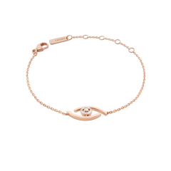 Messika Lucky Eye Pink Gold Diamond Bracelet 10034