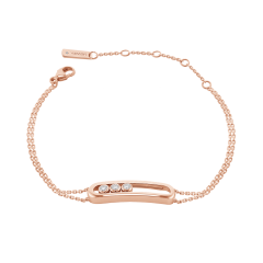 3996 | Buy Online Messika Move Classique Pink Gold Diamond Bracelet