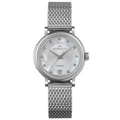 N2800S82A/M28D | Norqain Freedom 60 Diamonds Steel Bracelet 34 mm watch | Buy Online