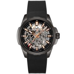 NB3000B03A/303 | Norqain Independence Skeleton DLC Black Milanese Rubber 42 mm watch | Buy Online