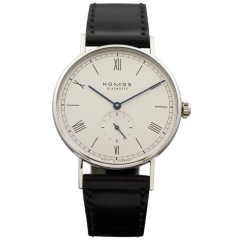 235 | Nomos Ludwig 38mm Manual Black Leather watch. Buy Online