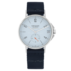 526 | Nomos Ahoi Neomatik 38 Date Sky Automatic Blue-Black Textile watch | Buy Online