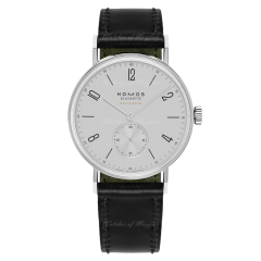 Nomos Tangente Neomatik 39 Platinum Grey Black Leather 144