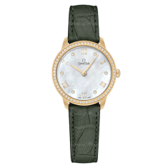 434.58.28.60.55.002 | Omega De Ville Prestige Quartz Diamonds 27.5 mm watch | Buy Online