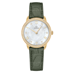 434.58.30.60.55.002 | Omega De Ville Prestige Quartz Diamonds 30 mm watch | Buy Online