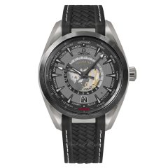 220.92.43.22.99.001 | Omega Seamaster Aqua Terra 150M Co-Axial Master Chronometer GMT Worldtimer 43 mm watch | Buy Online 