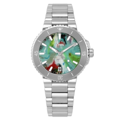 01 733 7770 4150-Set | Oris Aquis Date 36.5 mm watch. Buy Online