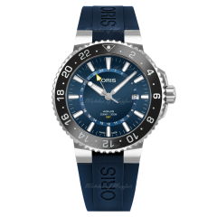 01 798 7754 4135-07 4 24 65EB | Oris Aquis GMT Date 43.5 mm watch. Buy Online