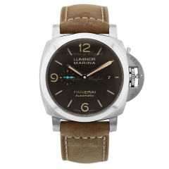 PAM01351 Panerai Luminor Marina 1950 Brown Dial Automatic 44 mm watch.