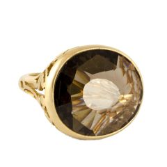 A.A905WO7QF|Buy Pomellato Arabesque Matt Rose Gold Quartz Ring Size 54
