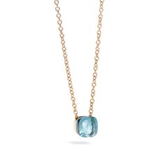 PCB6010_O6000_000OY | Buy Pomellato Nudo Rose Gold Blue Topaz Pendant