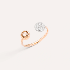 Pomellato Sabbia Rose Gold Diamond Ring PAC3050_O7WHR_DB0BR