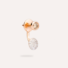 Pomellato Sabbia Rose Gold Diamond Single Earring PHC3052_O7WHR_DBRB0