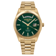 981666 48 75 50 | Roamer Primeline Daydate II Green Automatic 42 mm watch. Buy Online