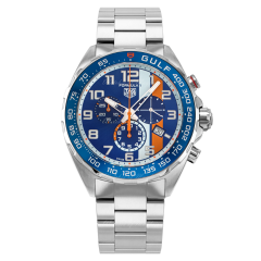 TAG Heuer Formula 1 X Gulf Chronograph Quartz 43 mm CAZ101AT.BA0842