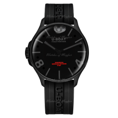 9545 | U-Boat Darkmoon 40 mm BK Black Curved PVD Quartz watch | Buy Online