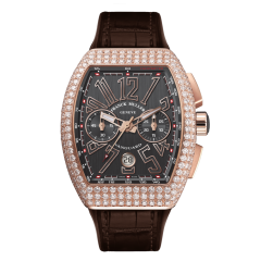 V 41 CC DT D (NR) 5N BLK BR | Franck Muller Vanguard Chronograph Diamonds 41 x 49.95 mm watch | Buy Now