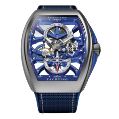 V 41 S6 SQT ANCRE YACHT (BL) AC SK BL | Franck Muller Vanguard Yachting Skeleton 41 x 49.95 mm watch | Buy Now 