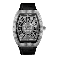V 41 S AT D CD (NR) AC DM BLK | Franck Muller Vanguard Automatic Diamonds 41 x 49.95 mm watch | Buy Now