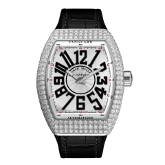 V 41 S AT D (NR) AC WH BLK | Franck Muller Vanguard Automatic Diamonds 41 x 49.95 mm watch | Buy Now