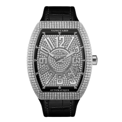 V 41 S AT REL D CD (NR) AC DM BLK | Franck Muller Vanguard Automatic Diamonds 41 x 49.95 mm watch | Buy Now 