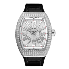 V 41 S REL D (NR) OG WH BLK | Franck Muller Vanguard Mecanique Diamonds 41 x 49.95 mm watch | Buy Now