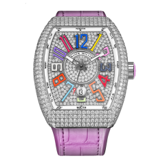 Franck Muller Vanguard Diamonds 41 x 49.95 mm V 41 SC DT COL DRM D CD (RS) OG DM PNK