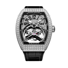 V 41 T GR CS D CD (NR) OG DM BLK | Franck Muller Vanguard Gravity Diamonds 41 x 49.95 mm watch | Buy Now