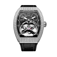V 41 T GR CS D (NR) AC BLK BLK | Franck Muller Vanguard Gravity Diamonds 41 x 49.95 mm watch | Buy Now