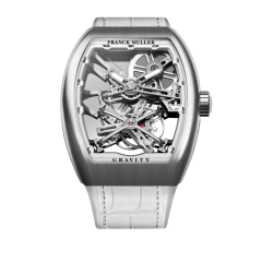 V 41 T GR CS SQT BR (BC) OG SK WH | Franck Muller Vanguard Gravity Skeleton 41 x 49.95 mm watch | Buy Now