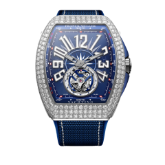 V 41 T YACHT D (BL) OG BL BL | Franck Muller Vanguard Yachting Tourbillon 41 x 49.95 mm watch | Buy Now