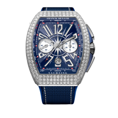 Franck Muller Vanguard Yachting Diamonds 44 x 53.7 mm V 45 CC DT YACHT D (BL) OG BL BL