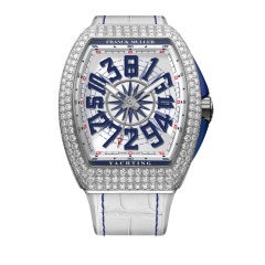 V 45 CH YACHT D (BL) AC WH WH-AL | Franck Muller Vanguard Yachting Crazy Hours 44 x 53.7 mm watch