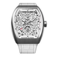 Franck Muller Vanguard Master Banker Skeleton 44 x 53.7 mm V 45 MB SC DT SQT BR (BC) AC SK WH