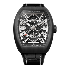 Franck Muller Vanguard Master Banker Skeleton 44 x 53.7 mm V 45 MB SC DT SQT NR BR (TT) TT SK BLK