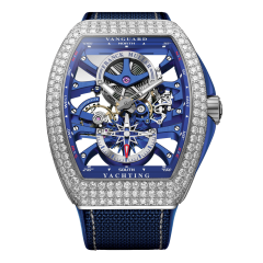 Franck Muller Vanguard Yachting Anchor Skeleton 44 x 53.7 mm V 45 S6 SQT ANCRE YACHT D (BL) OG BL BL